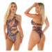 Sexy Koucla Monokini one-shoulder with Cut Outs white