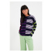 Trendyol Navy Striped Knitwear Sweater