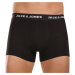 7PACK pánske boxerky Jack and Jones čierne (12171258)