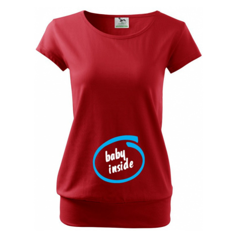 Tehotenské tričko s vtipným motívom Baby inside