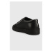 Kožené tenisky Karl Lagerfeld FLINT čierna farba, KL53320