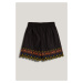 Šortky Karl Lagerfeld Embroidered Shorts Black