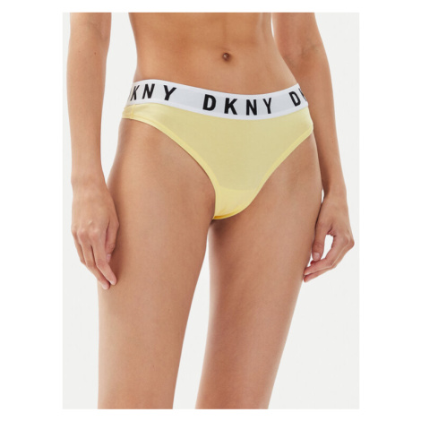 DKNY Stringové nohavičky DK4529 Žltá