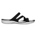 Dámske žabky (plážová obuv) CROCS Swiftwater Sandal W black white