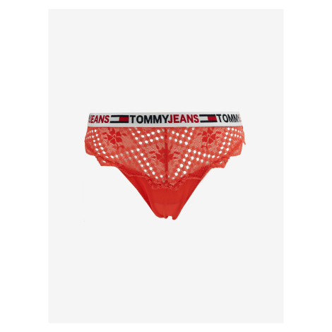 Nohavičky pre ženy Tommy Jeans - červená Tommy Hilfiger