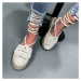 Béžové trendy sandále