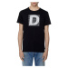Tričko Diesel T-Diegor-Col T-Shirt Čierna