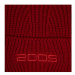 2005 Čiapka Basic Beanie Červená