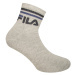 Pánske ponožky FILA 3 PACK-F9398 SOCKS QUARTER PLAIN - NAVY