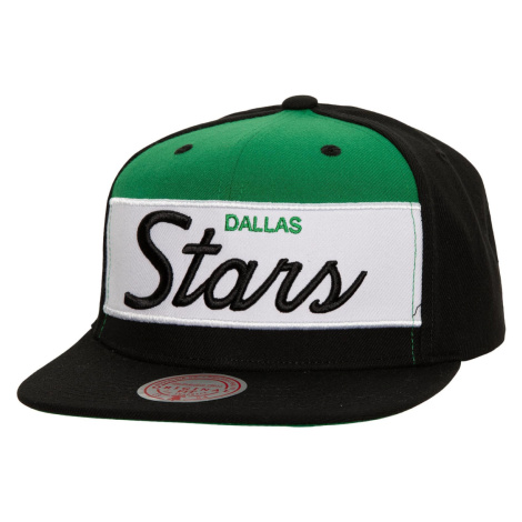 Dallas Stars čiapka flat šiltovka Retro Sport Snapback Vintage Mitchell & Ness