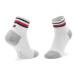 Tommy Hilfiger Súprava 2 párov vysokých detských ponožiek 100001501 Biela