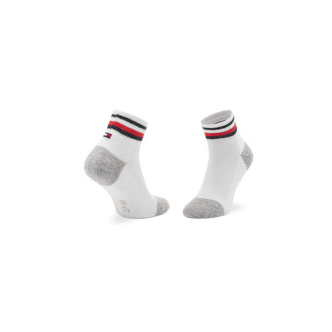 Tommy Hilfiger Súprava 2 párov vysokých detských ponožiek 100001501 Biela