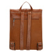 Dámsky kožený batoh Micmacbags Porto - hnedý 15,6 " (34.5x19.4 cm)