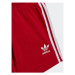 Adidas Súprava tričko a športové šortky Trefoil Shorts Tee Set IB8639 Červená Regular Fit