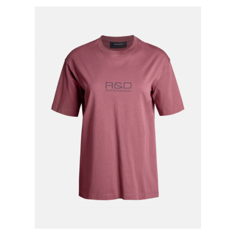 Tričko Peak Performance W R&D Scale Print T-Shirt Ružová