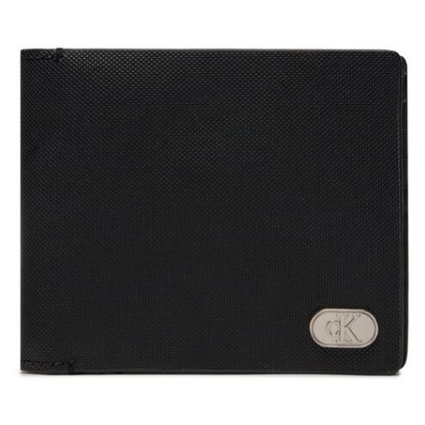 Calvin Klein Veľká pánska peňaženka Textured Bifold K50K511474 Čierna