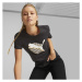 Puma GRAPHIC HOUND STOOTH TEE Dámske tričko, čierna, veľkosť