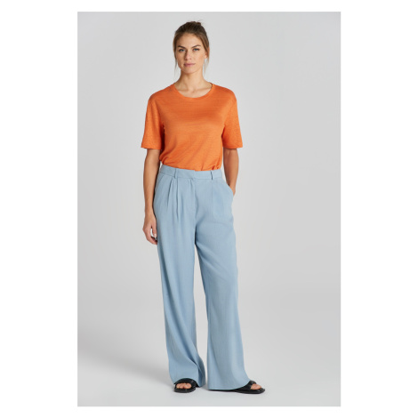 NOHAVICE GANT REL STRETCH LINEN TAILORED PANT DOVE BLUE