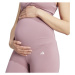 adidas YGA MAT 78 Dámske tehotenské legíny, fialová, veľkosť