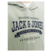 Jack & Jones Junior Mikina  námornícka modrá / svetlosivá / šedobiela