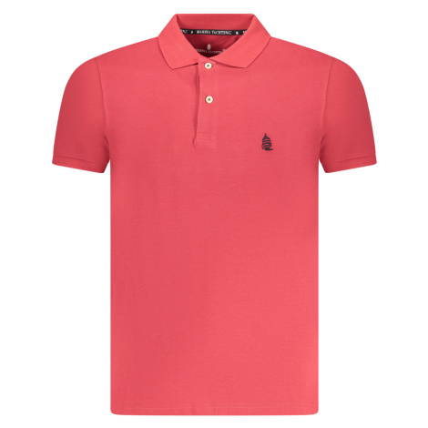 MARINA YACHTING MEN'S SHORT SLEEVE POLO SHIRT RED