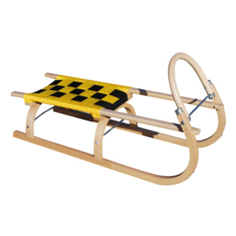 Sánky SULOV Sledge - 67, yellow black, 110cm