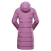 Alpine Pro Edora Dámsky zimný kabát LCTB206 tmavo ružová