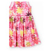 Dievčenské bavlnené šaty Desigual ružová farba, mini, áčkový strih