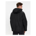 Calvin Klein Jeans Prechodná bunda Skater Hooded Jacket J30J325290 Čierna Regular Fit