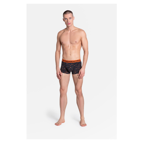 Ozzy 38288-MLC Boxer Shorts Set of 2 pieces Graphite-Orange Graphite-Orange Henderson