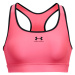 Kompresná podprsenka UNDER ARMOUR UA HeatGear Armour Mid Padless-PNK-1373865-653