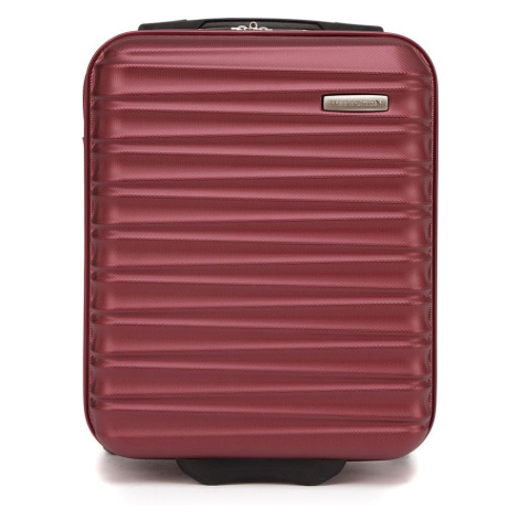 Kabínový kufor ABS s rebrovaním, bordový 56-3A-315-31 Wittchen