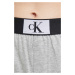 Bavlnené šortky Calvin Klein Underwear šedá farba, s potlačou, vysoký pás