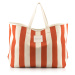 TAŠKA GANT STRIPED CANVAS BEACH BAG oranžová