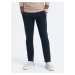 Ombre Men's sweatpants with straight leg - navy blue