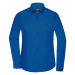 James & Nicholson Dámska košeľa s dlhým rukávom JN677 - Kráľovská modrá