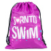 Borntoswim big mesh bag fialová