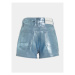 Calvin Klein Jeans Bavlnené šortky IG0IG02368 Modrá Relaxed Fit