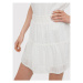Vero Moda Trapézová sukňa Honey 10272488 Biela Regular Fit