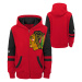 Chicago Blackhawks detská mikina s kapucňou faceoff colorblocked fleece full-zip