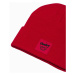 Červená štýlová pánska čiapka H103