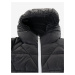 Čierna dámska prešívaná zimná bunda ALPINE PRE LIOMA
