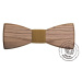 BeWooden drevený motýlik White Wine Bow Tie, pánsky hnedé univerzálne MTB170 MTB170