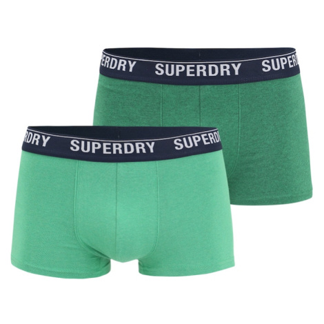Superdry Boxerky  tmavomodrá / zelená / mätová / biela