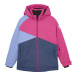 Dievčenská lyžiarska bunda COLOR KIDS Ski Jacket - Colorblock -5381-Pink Glo