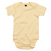 Babybugz Dojčenské body s krátkym rukávom BZ10 Soft Yellow