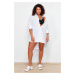 Trendyol Curve White Relaxed Fit Beach Wear Cotton Woven Shirt