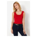 Trendyol Red Chain Detailed Knitwear Blouse