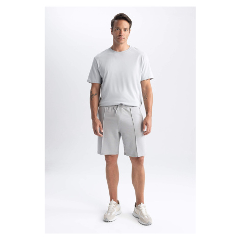 DEFACTO Slim Fit Sweatshirt Fabric Shorts