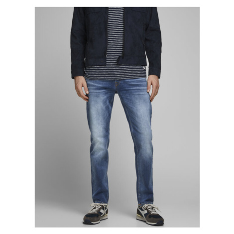 Jack&Jones Džínsy Mike 12168290 Modrá Tapered Fit Jack & Jones